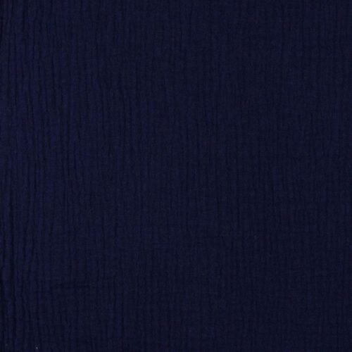 Biozertifizierter Musselin Stoff als Meterware mit gekreppter Struktur aus weicher Baumwolle