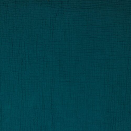 Biozertifizierter Musselin Stoff als Meterware mit gekreppter Struktur aus weicher Baumwolle