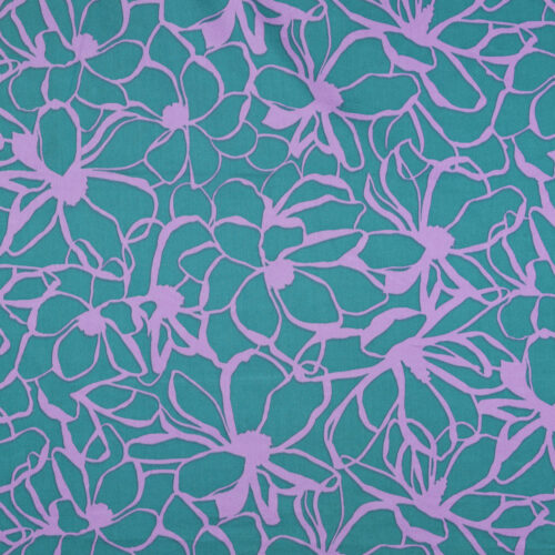 NERIDA HANSEN: COTTON SATIN Magnolia Petrol