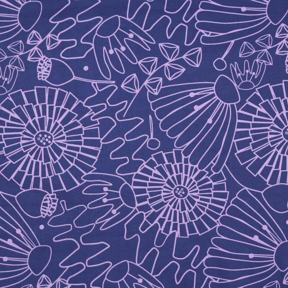 NERIDA HANSEN: FINE POPLIN EDEN Navy