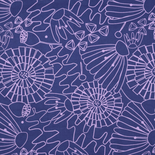 NERIDA HANSEN: FINE POPLIN EDEN Navy