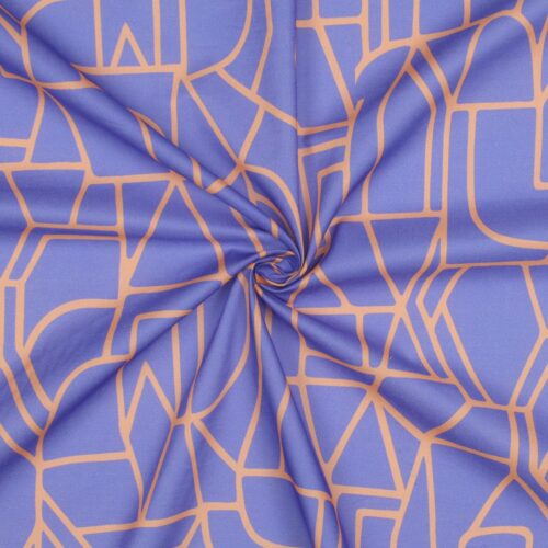NERIDA HANSEN: Cotton Voile "Town Blue"