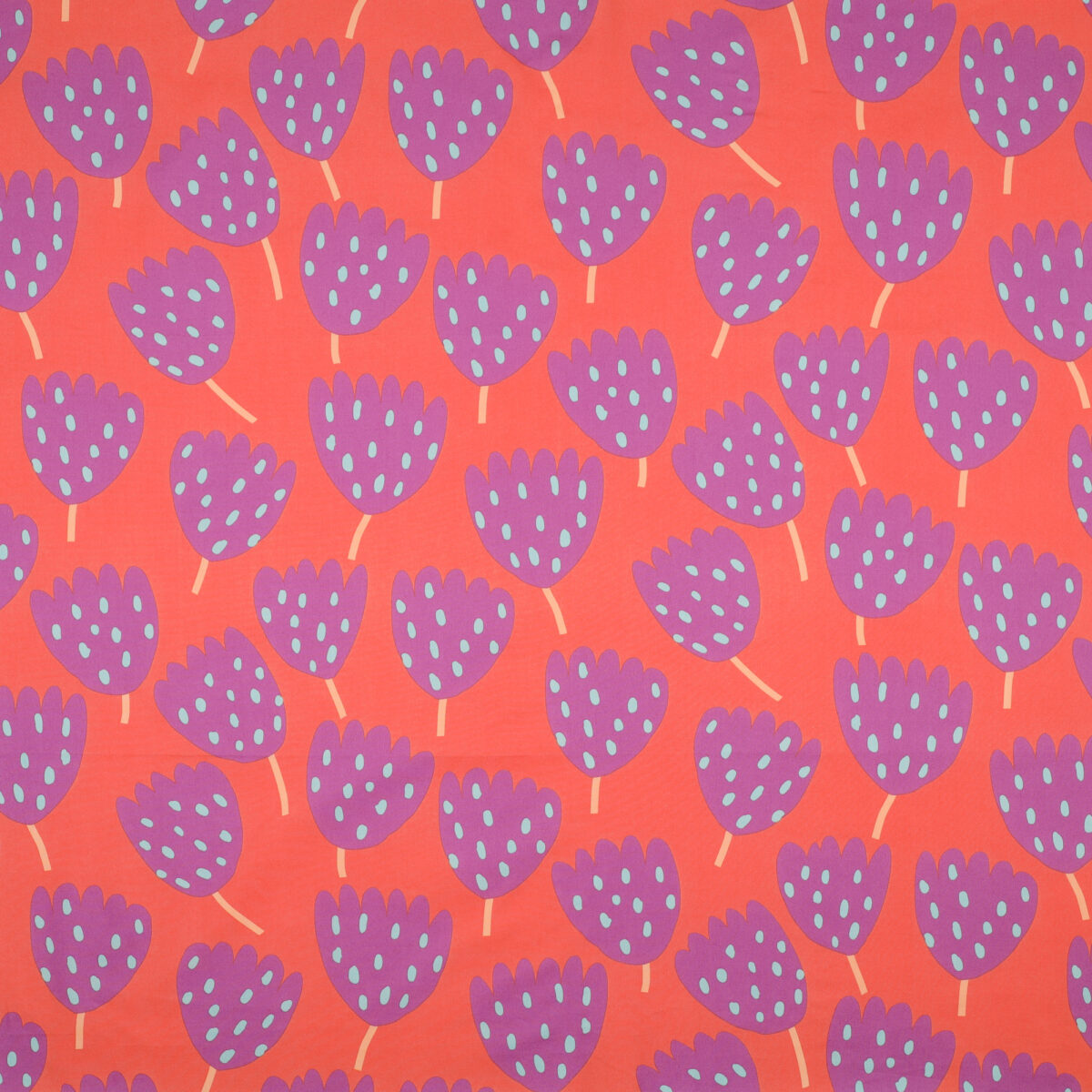 NERIDA HANSEN: Fine Poplin "Tulips Coral" – Bild 4