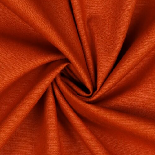 Baumwolle: Uni Orange