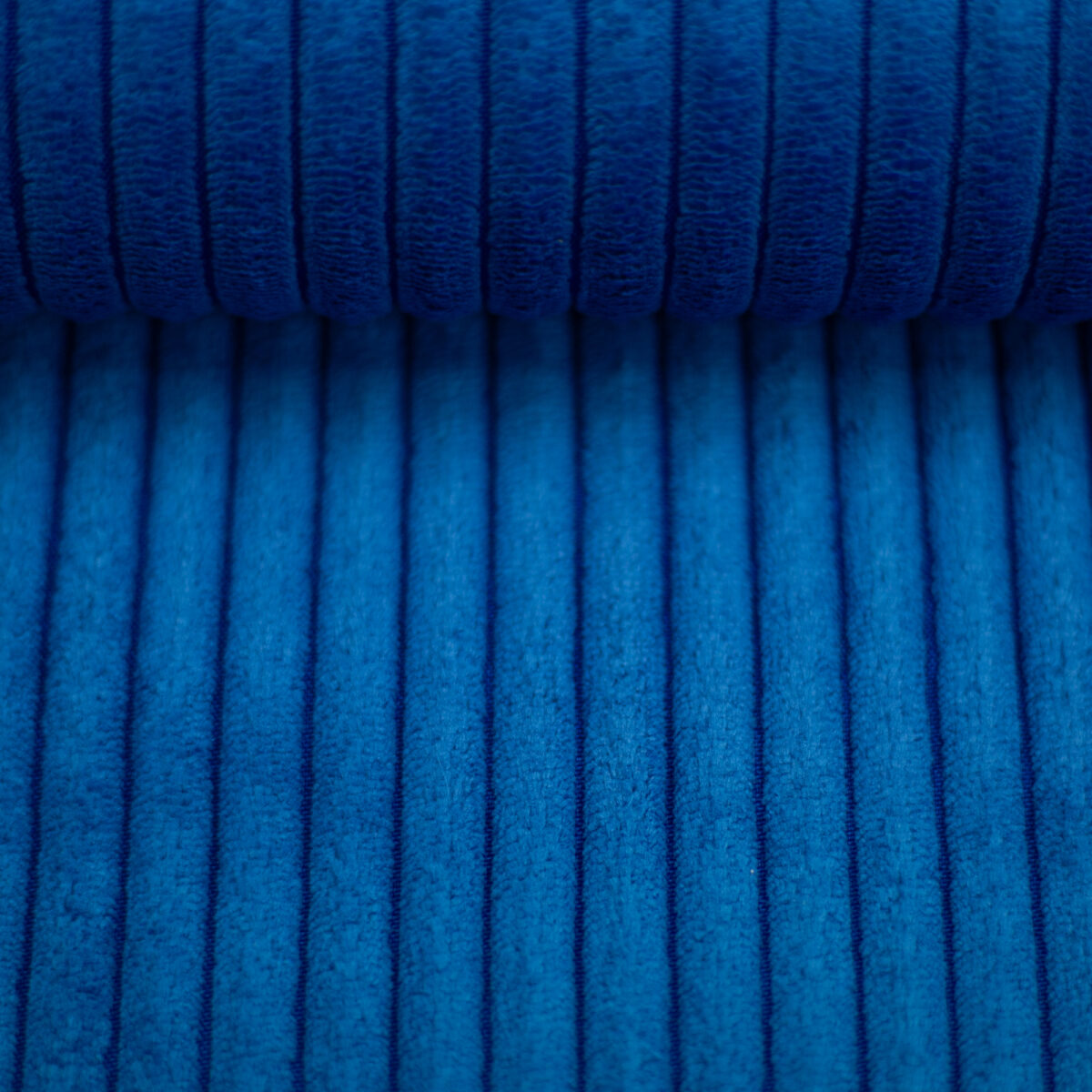 Swafing Cord-Samt Breitcord "Wanja" Stahlblau
