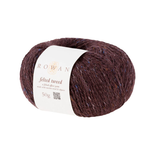 rowan felted tweed – "treacle 145" die perfekte balance aus merinowolle und alpaka mit bunten fleckchen für individualität
