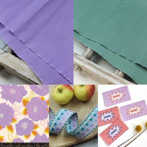 Nähset: "Rolling Elsbag" Storm/Lilac