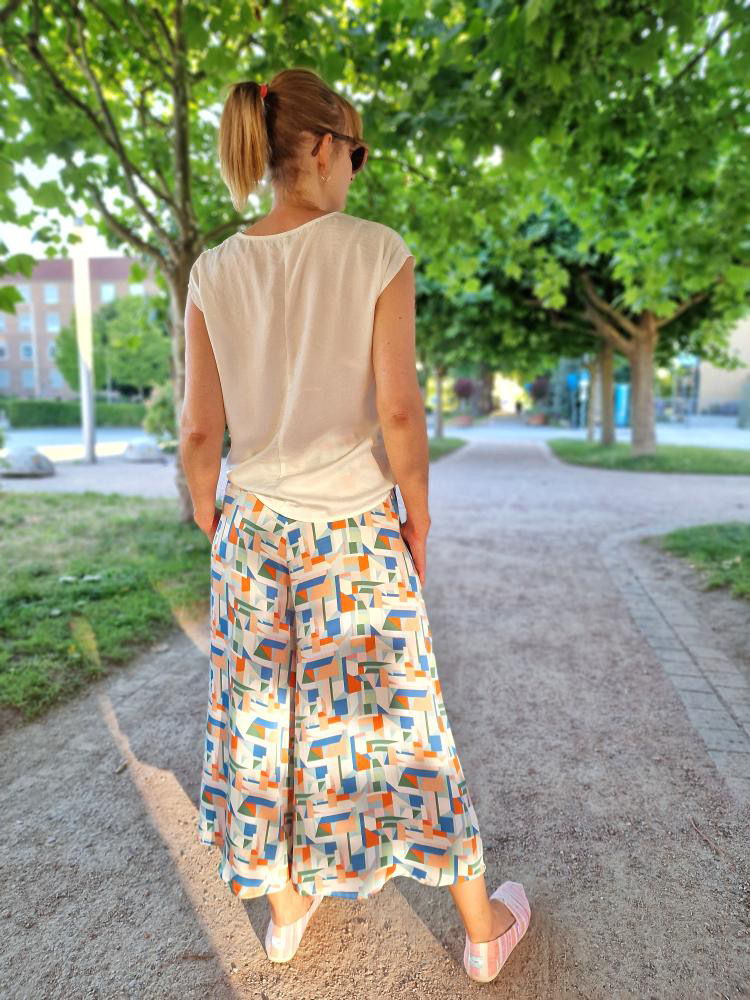 Schnittmuster Hosenrock nähen – Hosenrock Marianna von Elsbeth und ich Janeswhitebutton