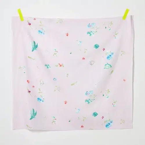 Nani Iro: Zarte Baumwolle Double Gauze nani IRO New Morning Purple