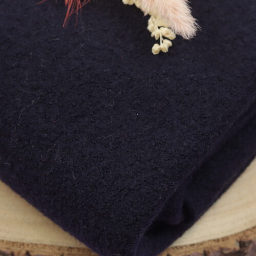 italienischer deadstock: merino walk "navy" ***reststÜck 80cm***