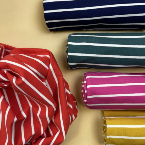 jersey swafing isa | weicher baumwoll‑jersey: streifen viele farben