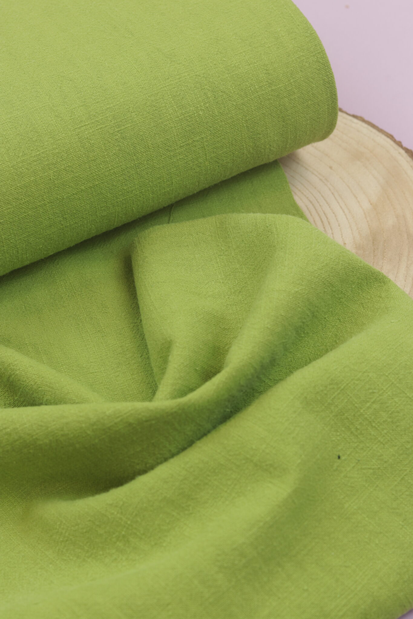 stonewashed leinen hochwertiger leinenstoff in stonewashed qualität – nachhaltig, weich und vielseitig lime