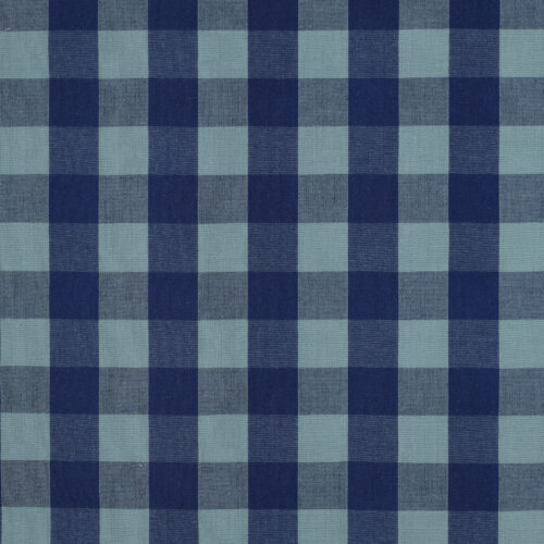 02971.004 cotton yarn dyed checks blue green