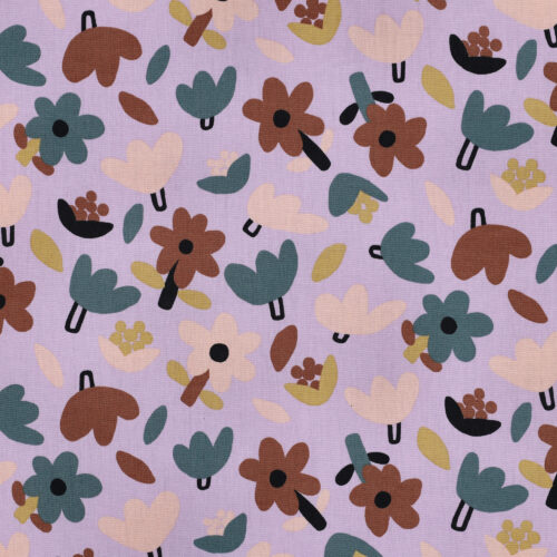 08103.025 poplin flowers lavender jennifer bouron