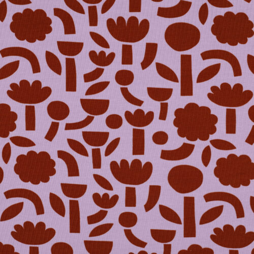 Bio Jersey Stoff aus 95% Baumwolle und 5% Elasthan, Design von Jennifer Bouron, elastisch und weich, Stoffbreite 148 cm