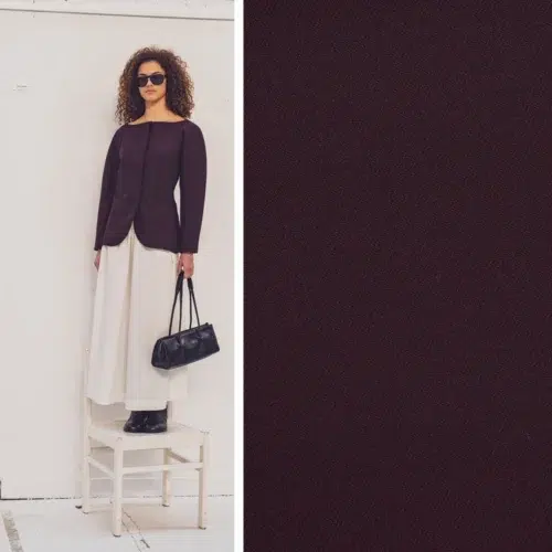 fibre mood: stretch polyestertwill "navy"