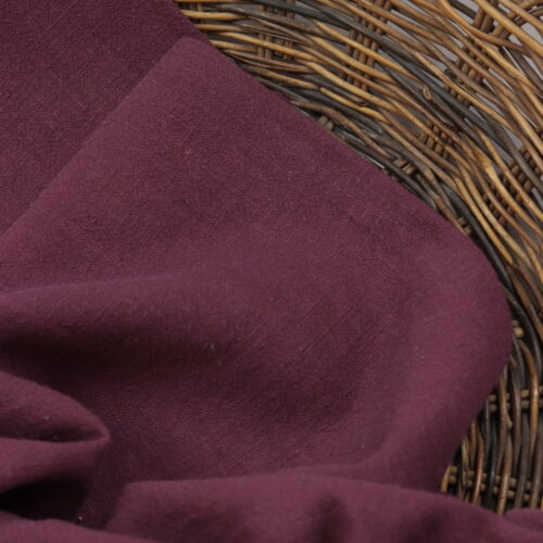 stonewashed leinen bordeaux