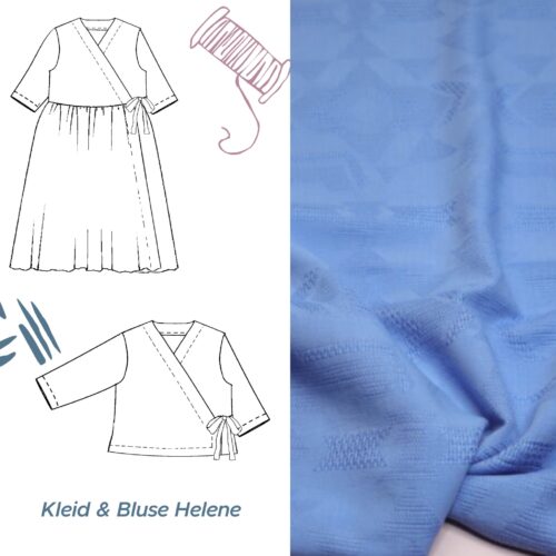 nähset: kleid oder bluse helene