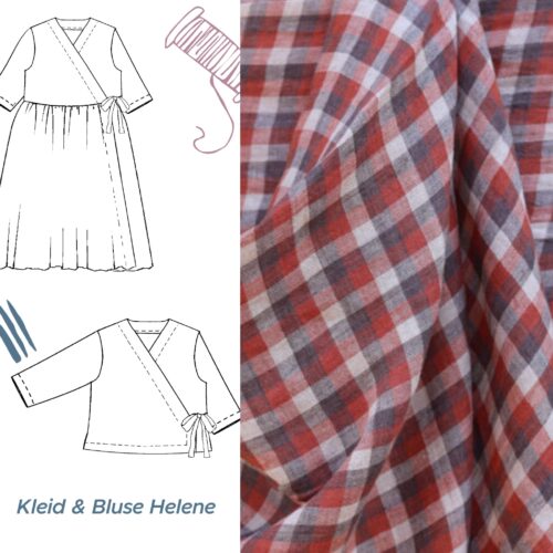 nähset: kleid oder bluse helene