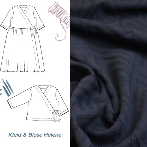 nähset: kleid oder bluse helene