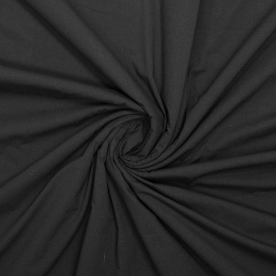 papertouc: popeline stoff mit elasthan black