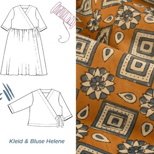 nähset: kleid oder bluse helene