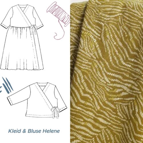 nähset: kleid oder bluse helene
