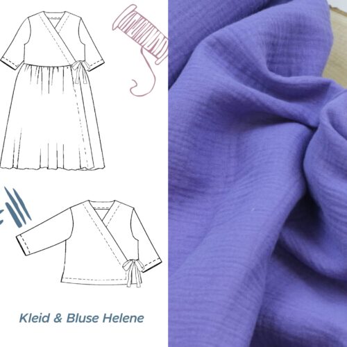 nähset: kleid oder bluse helene