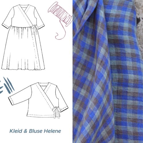 nähset: kleid oder bluse helene