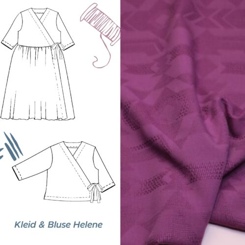 nähset: kleid oder bluse helene