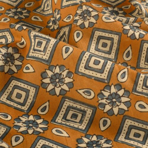 indian blockprint voile – 100 % baumwolle, leicht & handbedruckt (80 g/m², 145 cm breit) paisl