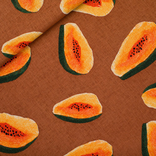 seeyouatsix leinen viskose rayon: papayas glasiertes ingwer