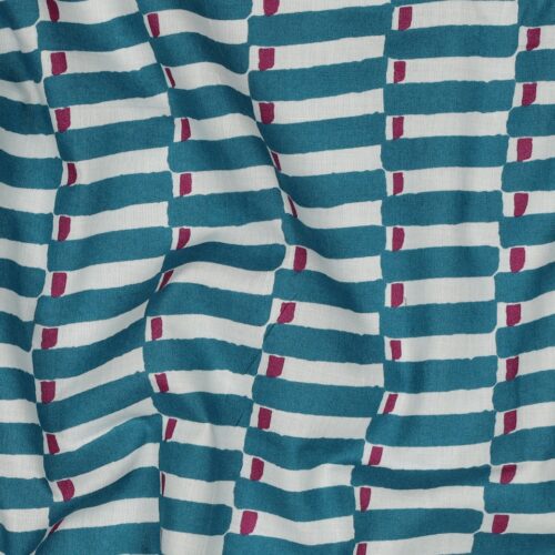 blockprint voile – 100 % baumwolle, leicht & handbedruckt (110 g/m², 135 cm breit) blumen camel (kopie)