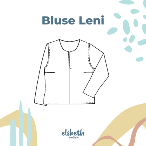 papierschnitt bluse leni – schnittmuster für damenbluse mit kragen oder rundhals | größen 34–52