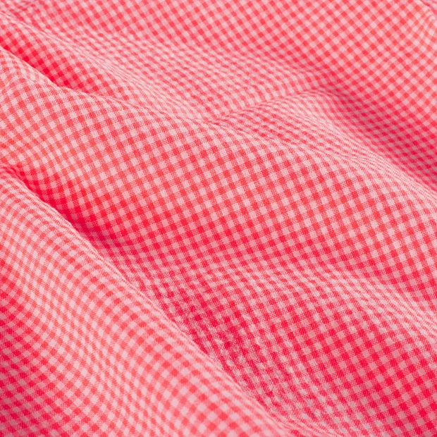 baumwollstoff popeline seersucker – leicht & pflegeleicht – kleines karo flieder – für kleidung und deko (kopie)