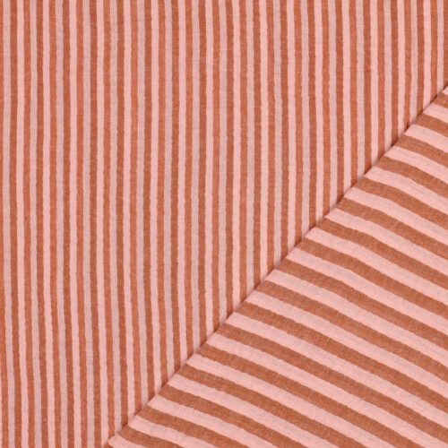 Doublesided Yarn Dyed Musselin – zweilagiger Musselinstoff als Meterware, 135 cm breit