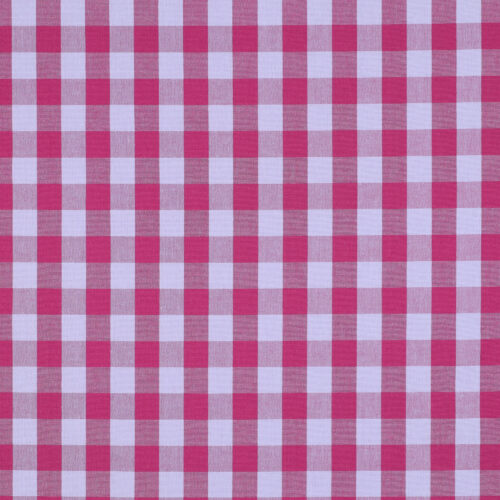 baumwolle: "cotton yarn dyed checks" red