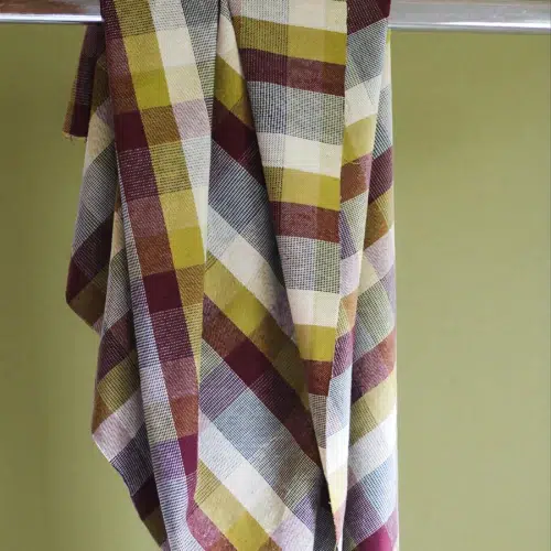 Woodland Check von Mind the Maker – karierter Baumwollstoff aus 100 % BCI Baumwolle als Meterware
