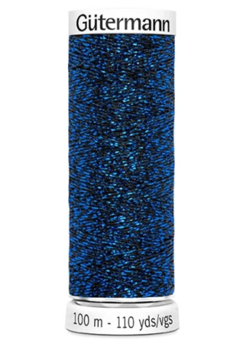 gütermann nähgarn "sparkly" 100m farbe 9924 gold metallic