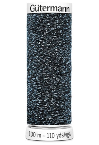 gütermann nähgarn "sparkly" 100m farbe 9924 gold metallic