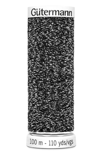gütermann nähgarn "sparkly" 100m farbe 9924 gold metallic