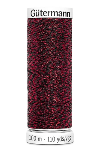gütermann nähgarn "sparkly" 100m farbe 9924 gold metallic