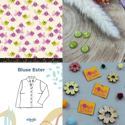 Nähset: Bluse Ester "Goldfish"