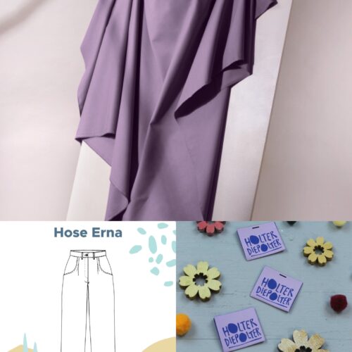 Nähset: "Hose Erna" Gabardine Light "Divine Parma"