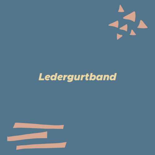 Leder Gurtband