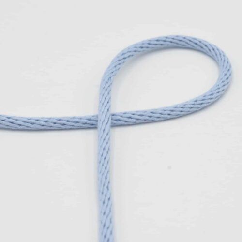 Feste Kordel: Baumwolle 6mm Hellblau