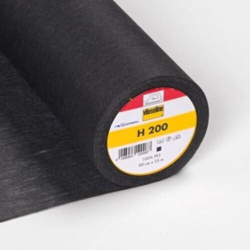 Vlieseline: Bügeleinlage H 200 schwarz