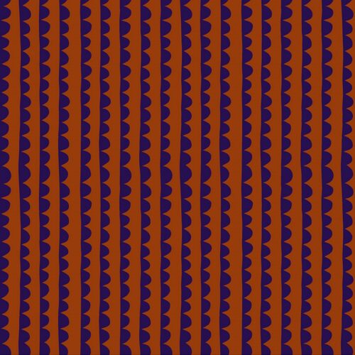 Windham Fabrics: Night Rainbow by Deborah Fisher "Scallop Paprika"