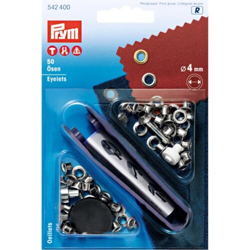 Prym: Ösen 4,0 mm silber