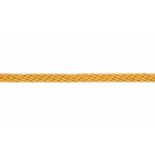Feste Kordel: Baumwolle 6mm Ocker